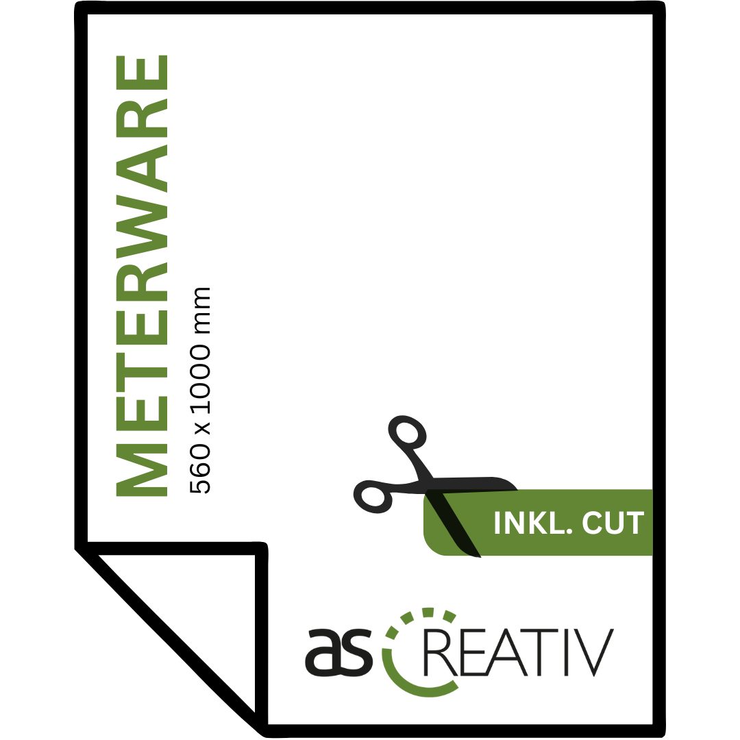 DTF-Transfer inkl. Cut Meterware